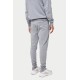 The Couture Club Box Print Slim Fit Jogger - Grey